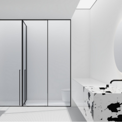 Cabin T Phòng Đôi, 2 Cánh Mở Quay - LUX-C01